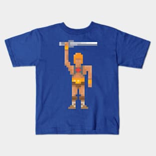 Pixel He-man Kids T-Shirt